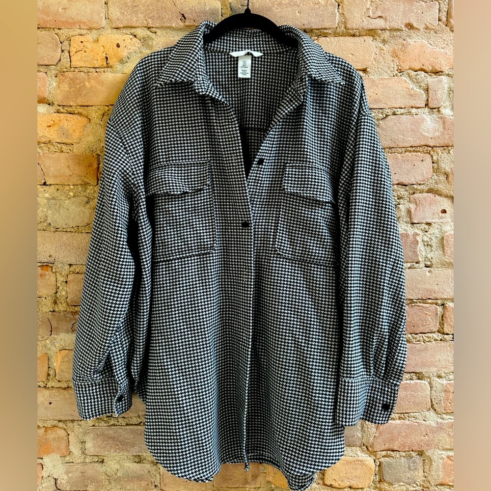 Houndstooth H&M Shacket